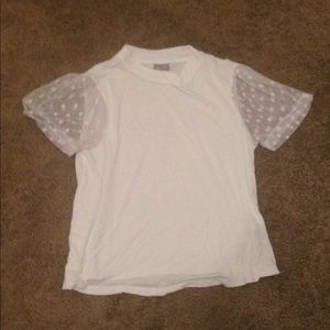 White T-shirt.